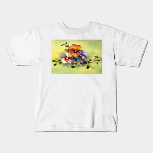 This is a pansy Kids T-Shirt